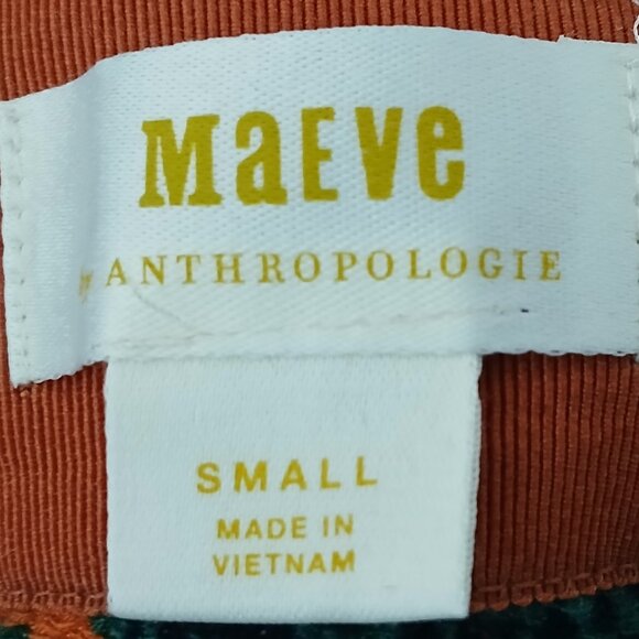 Anthropologie Maeve Floral 70's Inspired Shift Mini Dress Size Small - Picture 9 of 10